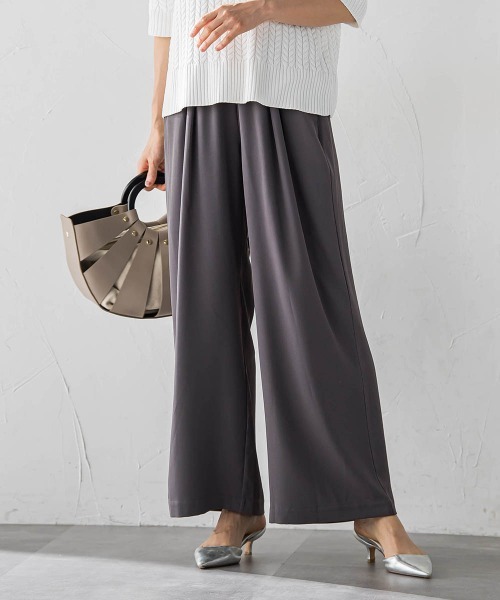 LAUTREAMONT(ロートレアモン)の「【WEB限定】クールアップパンツ≪セット着用可≫(その他パンツ・レディース・チャコールグレー/ライトブルー/ブラック・7号/9号)」の15枚目の写真
