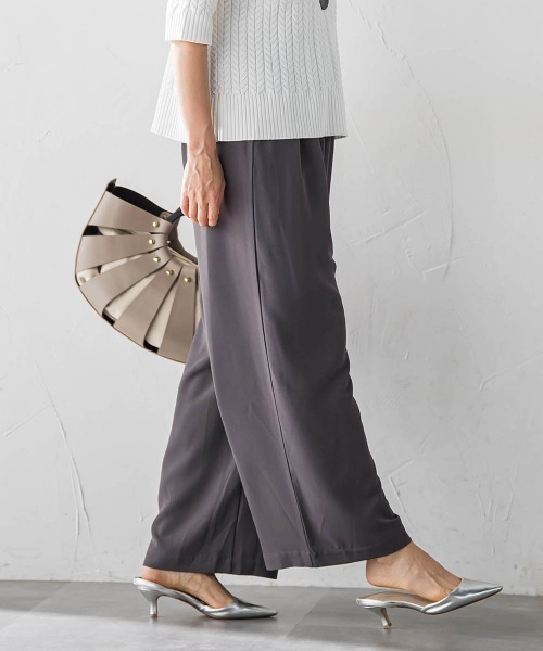 LAUTREAMONT(ロートレアモン)の「【WEB限定】クールアップパンツ≪セット着用可≫(その他パンツ・レディース・チャコールグレー/ライトブルー/ブラック・7号/9号)」の17枚目の写真