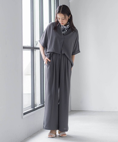 LAUTREAMONT(ロートレアモン)の「【WEB限定】クールアップパンツ≪セット着用可≫(その他パンツ・レディース・チャコールグレー/ライトブルー/ブラック・7号/9号)」の21枚目の写真