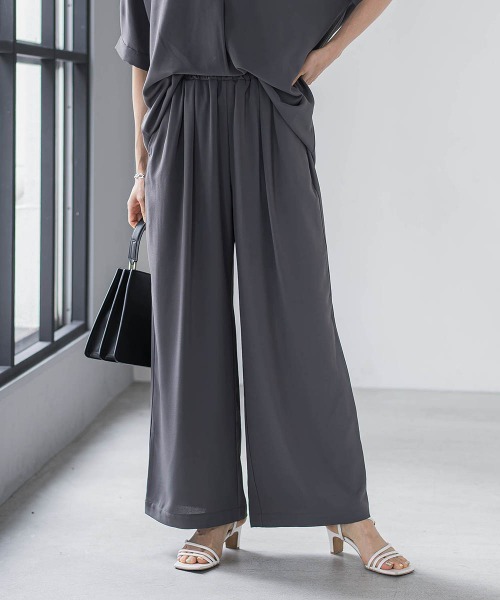 LAUTREAMONT(ロートレアモン)の「【WEB限定】クールアップパンツ≪セット着用可≫(その他パンツ・レディース・チャコールグレー/ライトブルー/ブラック・7号/9号)」の20枚目の写真