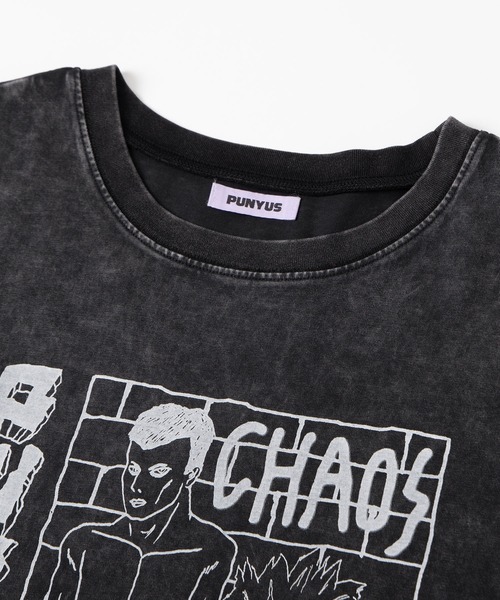 PUNYUS（プニュズ）の「【NEW SIZE】CHAOS Tシャツ（Tシャツ/カットソー・レディース・グレー/ブラック・3/4/1/5/2）」の15枚目の写真