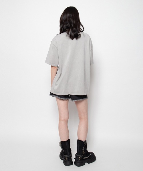 PUNYUS（プニュズ）の「【NEW SIZE】CHAOS Tシャツ（Tシャツ/カットソー・レディース・グレー/ブラック・3/4/1/5/2）」の7枚目の写真
