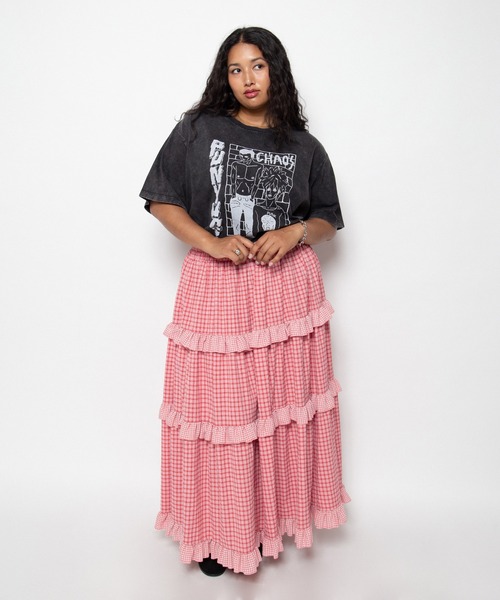 PUNYUS（プニュズ）の「【NEW SIZE】CHAOS Tシャツ（Tシャツ/カットソー・レディース・グレー/ブラック・3/4/1/5/2）」の8枚目の写真