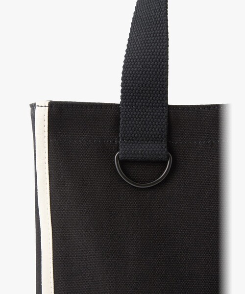 To b. by agnes b.(トゥービーバイアニエスベー)の「To b. by agnes b.× green label relaxing コットン パイピング ミニトートバッグ(トートバッグ・レディース・ブラック・FREE)」の5枚目の写真