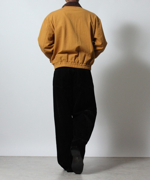 NYLAUS（ナイラス）の「【NYS】コーティングデニム フロッキーデニム カーブパンツ ロングパンツ カーブストレートパンツ セットアップ対応（デニムパンツ・メンズ・ブラウン/ブラック系その他/ブラック・L/M）」の7枚目の写真