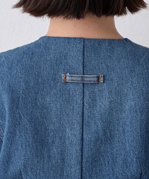 Whim Gazette（ウィムガゼット）の「【LITKOVSKA】別注FITTED DENIM JACKET（デニムジャケット・レディース・ブルー・34）」の16枚目の写真