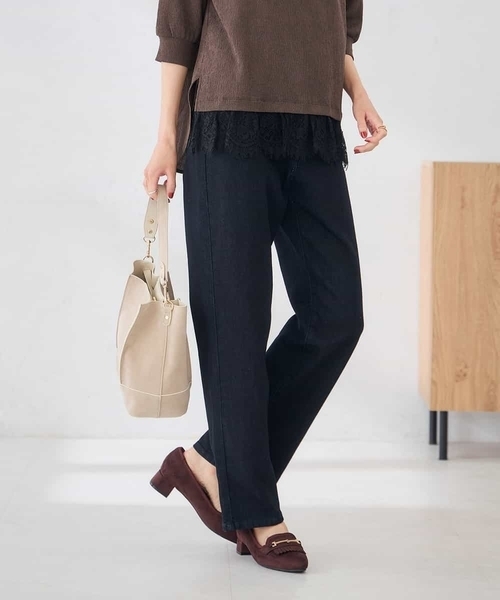a.v.v(アーヴェヴェ)の「ストレッチデニムストレートパンツ(その他パンツ・レディース・チャコールグレー/ブルー/ネイビー・40/38/34/42/36)」の18枚目の写真