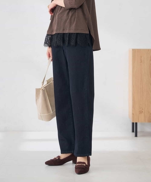 a.v.v(アーヴェヴェ)の「ストレッチデニムストレートパンツ(その他パンツ・レディース・チャコールグレー/ブルー/ネイビー・40/38/34/42/36)」の20枚目の写真