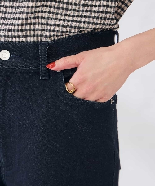 a.v.v(アーヴェヴェ)の「ストレッチデニムストレートパンツ(その他パンツ・レディース・チャコールグレー/ブルー/ネイビー・40/38/34/42/36)」の7枚目の写真