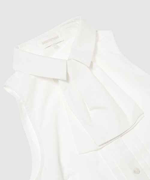 SHUSHU/TONG(シュシュトン)の「Off-Shoulder Sleeveless Blouse(シャツ/ブラウス・レディース・ホワイト・10/8)」の3枚目の写真
