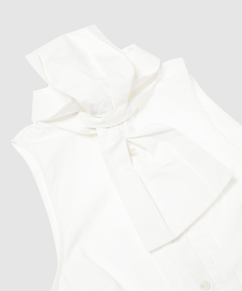 SHUSHU/TONG(シュシュトン)の「Off-Shoulder Sleeveless Blouse(シャツ/ブラウス・レディース・ホワイト・10/8)」の4枚目の写真