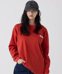 FIRST DOWN（ファーストダウン）の「ファーストライト ロゴ ロングスリーブ Tシャツ（Tシャツ/カットソー）」