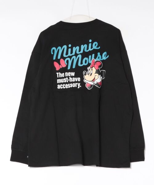 Disney(ディズニー)の「親子お揃い ディズニー ベロア貼り付けロンT 2015A(Tシャツ/カットソー・メンズ・その他1/ブラック/その他2・ユニセックスS/ユニセックスM/ユニセックスL/ユニセックスXL)」の4枚目の写真