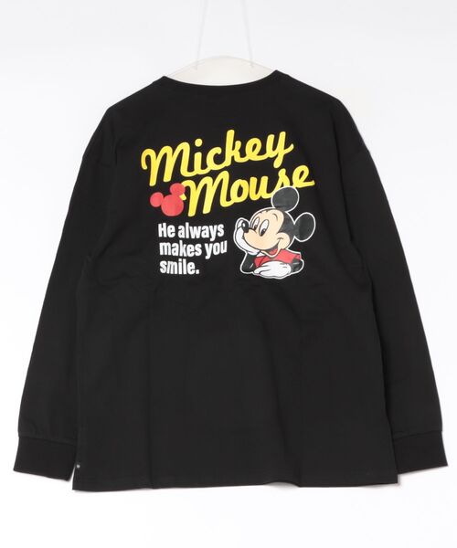 Disney(ディズニー)の「親子お揃い ディズニー ベロア貼り付けロンT 2015A(Tシャツ/カットソー・メンズ・その他1/ブラック/その他2・ユニセックスS/ユニセックスM/ユニセックスL/ユニセックスXL)」の6枚目の写真