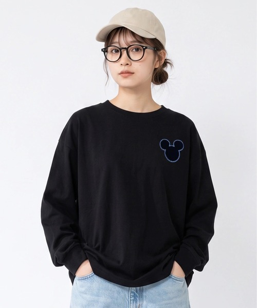 Disney(ディズニー)の「親子お揃い ディズニー ベロア貼り付けロンT 2015A(Tシャツ/カットソー・メンズ・その他1/ブラック/その他2・ユニセックスS/ユニセックスM/ユニセックスL/ユニセックスXL)」の12枚目の写真