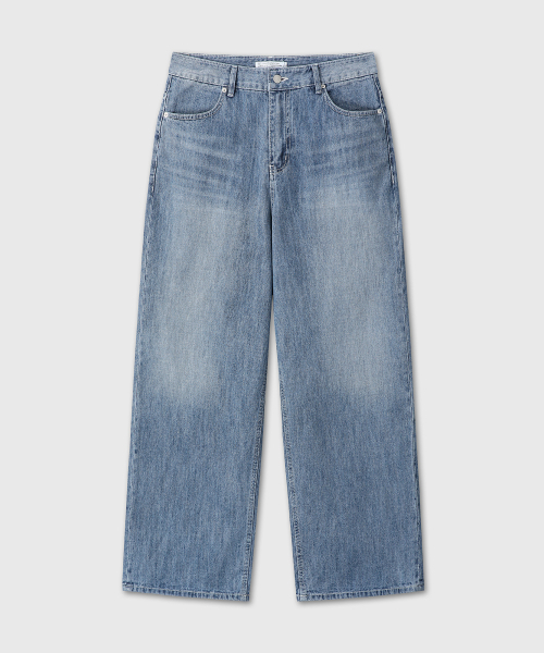 DIVEIN（ダイブイン）の「LOOSED WIDE DENIM PANTS (LIGHT INDIGO)（デニムパンツ・メンズ・その他・1/0）」の2枚目の写真