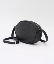 エンボスモノグラムオーバルショルダーバッグ