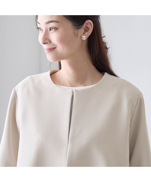 StyleNote(スタイルノート)の「2点セットこなれパンツスーツ【入卒・通勤】(丈が選べる)(セットアップ・レディース・ブラック/ネイビー/グレイッシュベージュ・3L2/S2/S1/LL2/LL1/L2/L1/M2/M1/3L1)」の19枚目の写真