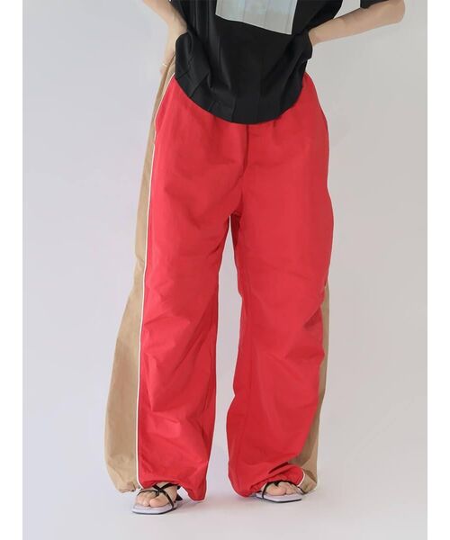:ETHROF(イーサオブ)の「BICOLOR WIDE CARGO PANTS(カーゴパンツ・レディース・ブラック/ブルー/レッド・MEDIUM)」の18枚目の写真