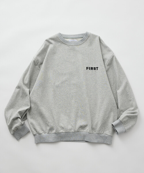 Firsthand（ファーストハンド）の「Firsthand/ファーストハンド リラックスフィット FIRST刺繍 クルーネックスウェット【限定展開】（スウェット・メンズ・ネイビー/チャコールグレー/グレー/ブラック・LARGE/MEDIUM）」の20枚目の写真