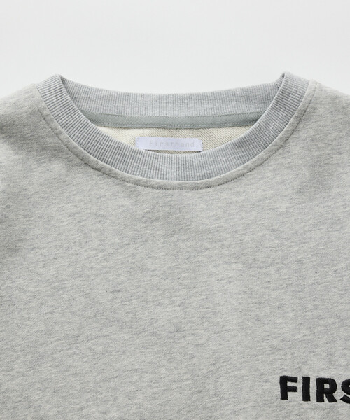Firsthand（ファーストハンド）の「Firsthand/ファーストハンド リラックスフィット FIRST刺繍 クルーネックスウェット【限定展開】（スウェット・メンズ・ネイビー/チャコールグレー/グレー/ブラック・LARGE/MEDIUM）」の22枚目の写真