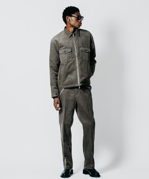 CRIMIE(クライミー)の「PADDED CORDUROY HARRINGTON JACKET(ブルゾン・メンズ・ブラック/チャコールグレー・XXL/XL/L/M/S)」の21枚目の写真