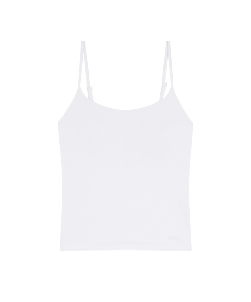 LAZYZ(レイジジ)の「クリーミー パッド入りキャミソール (4カラー)(Tシャツ/カットソー・レディース・ホワイト/ブラック/グレー/ピンク・F)」の9枚目の写真