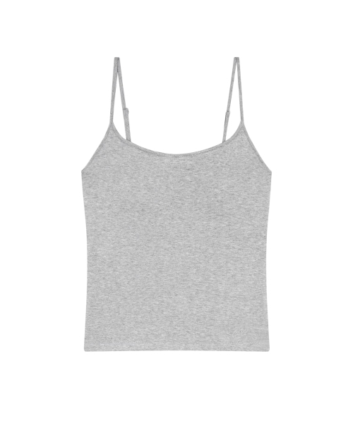 LAZYZ(レイジジ)の「クリーミー パッド入りキャミソール (4カラー)(Tシャツ/カットソー・レディース・ホワイト/ブラック/グレー/ピンク・F)」の11枚目の写真