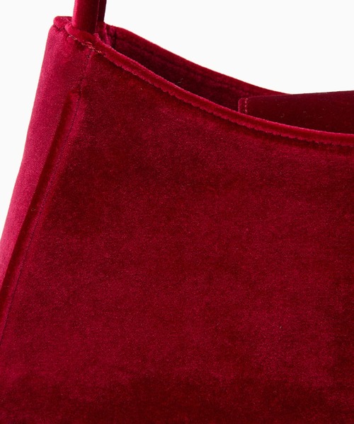 Casselini(キャセリーニ)の「Casselini(キャセリーニ)ベロアショルダーリボンBAG(ショルダーバッグ・レディース・ブラック/レッド・FREE)」の20枚目の写真