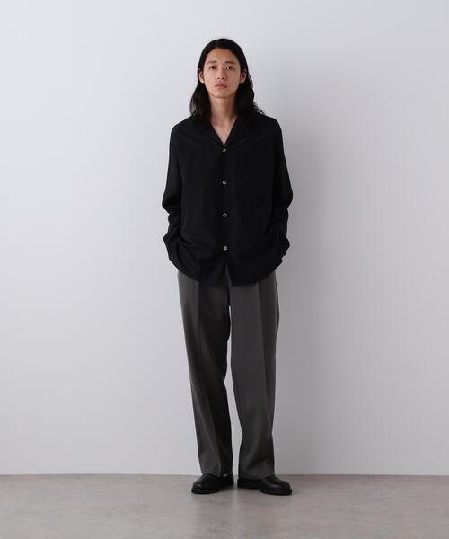 YLEVE（イレーヴ）の「YLEVE / SILK HABUTAE PAJAMA SHIRT（シャツ/ブラウス・メンズ・ブラック/ブルー・4/3）」の14枚目の写真