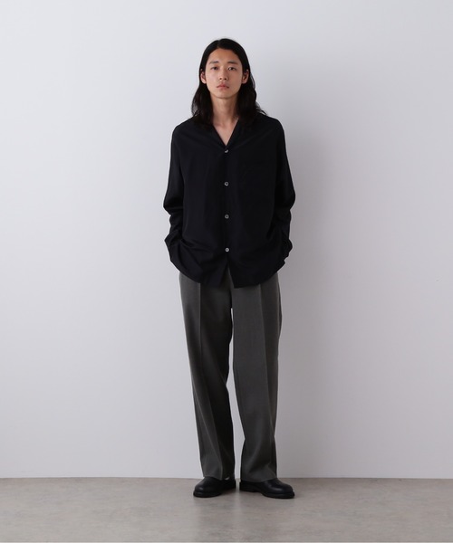 YLEVE（イレーヴ）の「YLEVE / SILK HABUTAE PAJAMA SHIRT（シャツ/ブラウス・メンズ・ブラック/ブルー・4/3）」の13枚目の写真