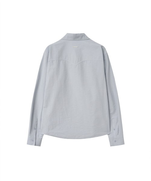 MISEKISEOUL MEN(ミセキソウルメンズ)の「Slit placket yoke shirt LIGHT BLUE(シャツ/ブラウス・メンズ・その他・3/2)」の3枚目の写真