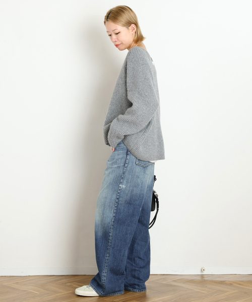AP STUDIO(エーピーストゥディオ)の「【LIBERADD/リベラド】V-NECK KNIT(ニット/セーター・レディース・アイボリー/ベージュ/チャコールグレー・FREE)」の13枚目の写真