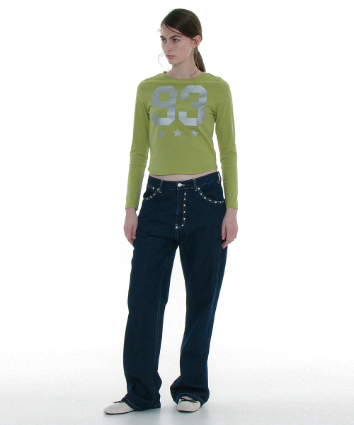 PARTIMENTO WOMEN（パルティメントウィメン）の「93 チャオプリンテッドロングスリーブT_ライトグリーン（Tシャツ/カットソー・レディース・その他・SMALL）」の5枚目の写真