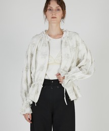 crinkle crinkle crinkle | 3Dエンブロイダリーコーデュロイブルゾン / 【crinkle crinkle crinkle】 3D embroidery corduroy blouson(ブルゾン)