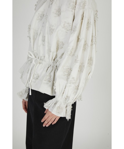 crinkle crinkle crinkle(クリンクルクリンクルクリンクル)の「3Dエンブロイダリーコーデュロイブルゾン / 【crinkle crinkle crinkle】 3D embroidery corduroy blouson(ブルゾン・レディース・ブラック/ホワイト/ブラウン・FREE)」の5枚目の写真