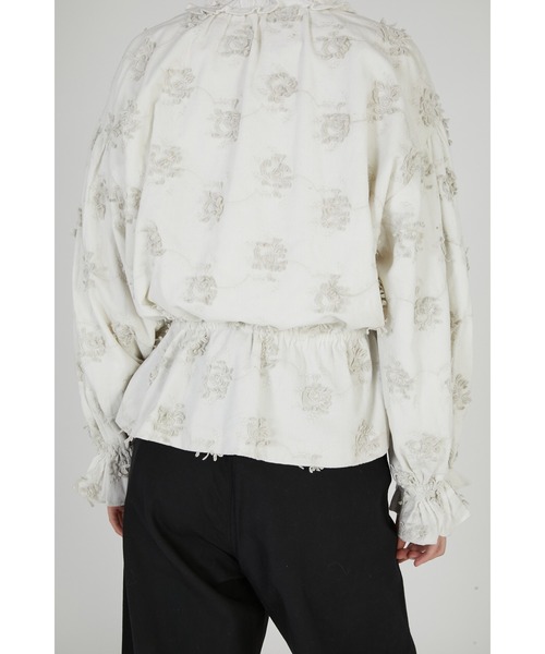 crinkle crinkle crinkle(クリンクルクリンクルクリンクル)の「3Dエンブロイダリーコーデュロイブルゾン / 【crinkle crinkle crinkle】 3D embroidery corduroy blouson(ブルゾン・レディース・ブラック/ホワイト/ブラウン・FREE)」の7枚目の写真