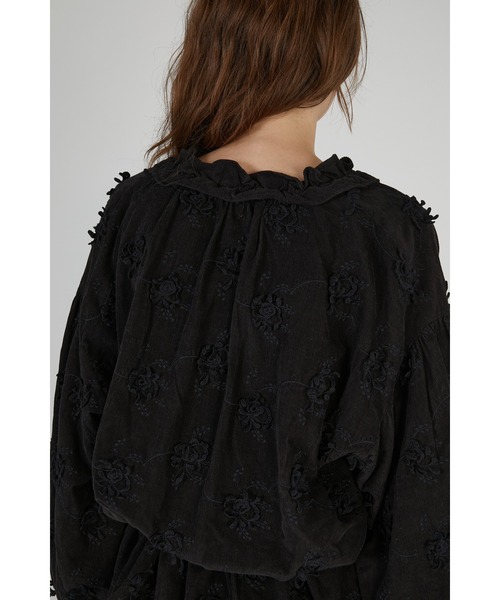 crinkle crinkle crinkle(クリンクルクリンクルクリンクル)の「3Dエンブロイダリーコーデュロイブルゾン / 【crinkle crinkle crinkle】 3D embroidery corduroy blouson(ブルゾン・レディース・ブラック/ホワイト/ブラウン・FREE)」の13枚目の写真