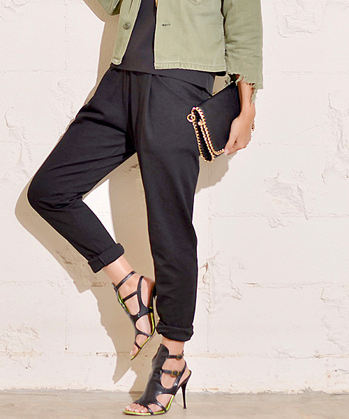 coca（coca）（コカ）の「大人のスウェットジョッパーズパンツ（その他パンツ・レディース・ネイビー/グレー/ブラック/ナチュラル/ベージュ/ダークブルー/オレンジ/オフホワイト/チャコールグレー/カーキ・L/M）」の15枚目の写真