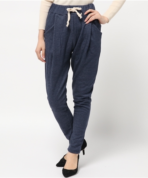 coca（coca）（コカ）の「大人のスウェットジョッパーズパンツ（その他パンツ・レディース・ネイビー/グレー/ブラック/ナチュラル/ベージュ/ダークブルー/オレンジ/オフホワイト/チャコールグレー/カーキ・L/M）」の9枚目の写真