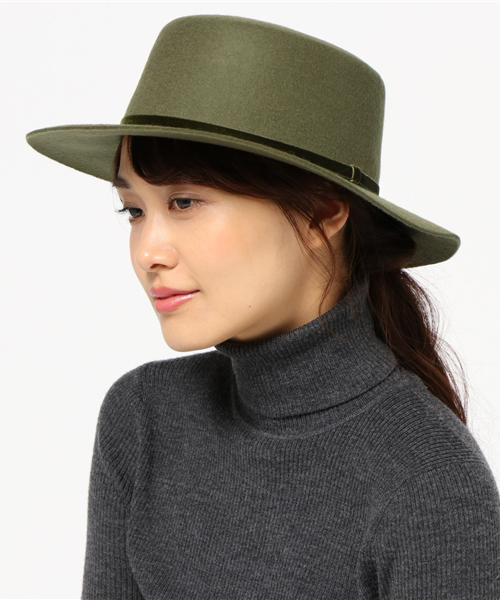 31 Sons de mode(トランテアン ソン ドゥ モード)の「フェルトカンカン帽(ハット・レディース・ベージュ/ブラック/カーキ・FREE)」の3枚目の写真
