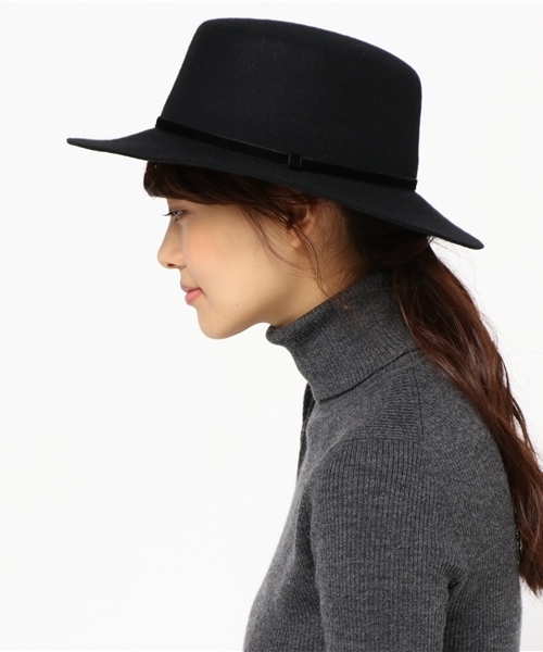 31 Sons de mode(トランテアン ソン ドゥ モード)の「フェルトカンカン帽(ハット・レディース・ベージュ/ブラック/カーキ・FREE)」の4枚目の写真