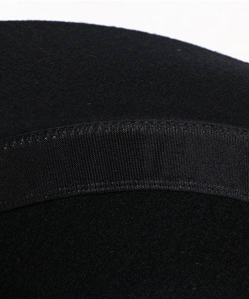 31 Sons de mode(トランテアン ソン ドゥ モード)の「フェルトカンカン帽(ハット・レディース・ベージュ/ブラック/カーキ・FREE)」の6枚目の写真