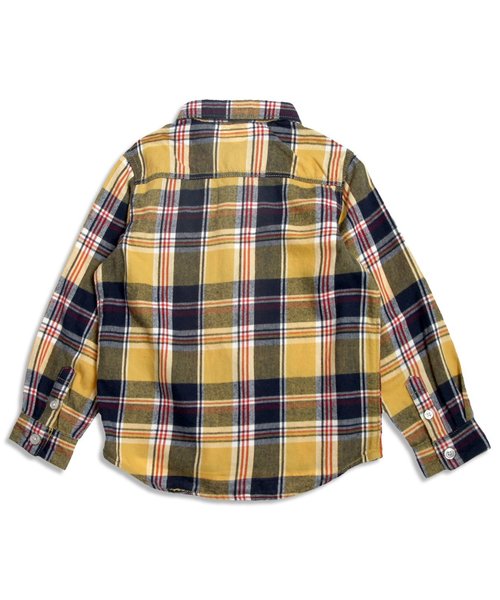 apres les cours(アプレレクール)の「チェックシャツ(シャツ/ブラウス・キッズ・イエロー/レッド・120/140/130/100/80/110/90)」の5枚目の写真