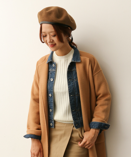 URBAN RESEARCH DOORS WOMENS(アーバンリサーチ ドアーズ ウィメンズ)の「DOORS バスクベレー帽(ハンチング/ベレー帽・レディース・ネイビー/ブラウン/ブラック・ONE)」の18枚目の写真