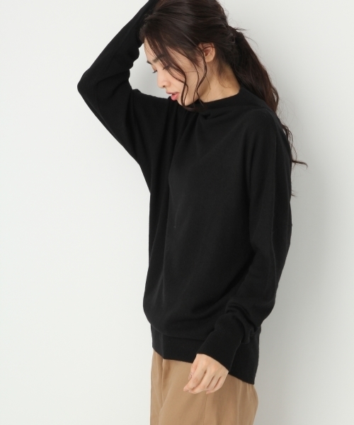 A part by（アパートバイ）の「12Gカシコンドルマンタートルネック　738597 （ニット/セーター・レディース・ブラック/キャメル/パープル/オフホワイト・FREE）」の18枚目の写真