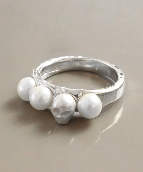 e.m.（イーエム）の「SILVER925パールスカルリング/メンズ/レディース（リング・レディース・シルバー・#11/#15/#9/#13/#17）」の14枚目の写真