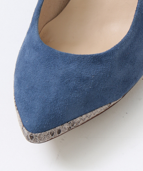 PICHE ABAHOUSE（ピシェ アバハウス）の「【不動の人気No.1】fluffy fitポインテッドラインパンプス（パンプス・レディース・ピンクゴールド/ブラック/ブルー/レッド/ベージュ/ブラック系その他/グレー・36/37/38/34/35/39/40）」の14枚目の写真