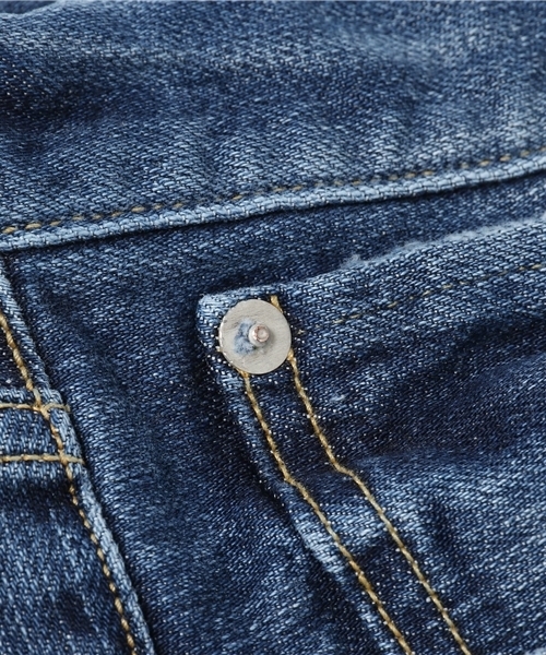 RED CARD TOKYO（レッドカード）の「REDCARD（レッドカード）Anniversary25th　25506/ダメージデニム（デニムパンツ・レディース・ブルー/サックスブルー・22/24/23/25）」の13枚目の写真