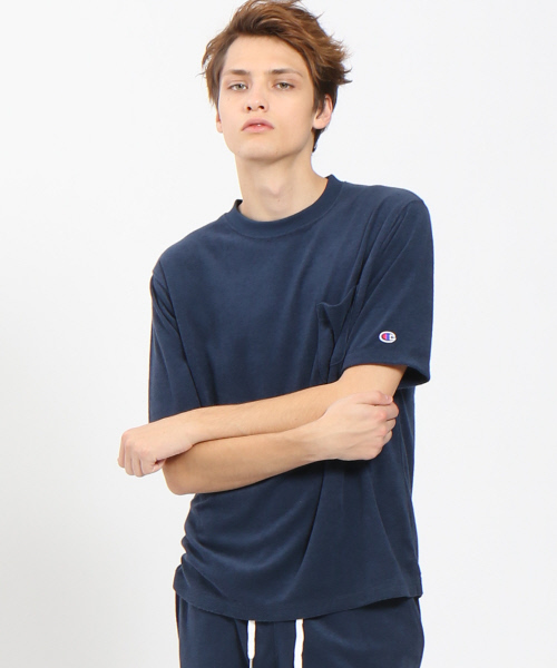 Champion（チャンピオン）の「【別注】CHAMPIONパイルTシャツ（T